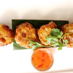 Crispy pork & prawn dim sims