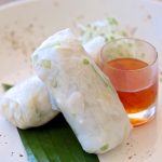 poached coconut chicken & snowpea