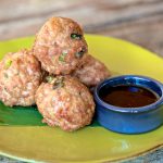 Thai herb beef meatballs
