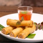 Garlic & Pork Spring Rolls